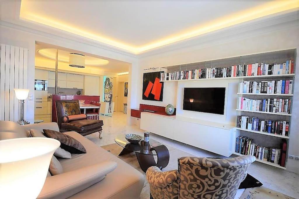 Palais Miramar Suite Art Modern - Derniere Etages Vue Mer - 75M De Confort - En Face Des Plages -Wifi - Clim Cannes Zewnętrze zdjęcie