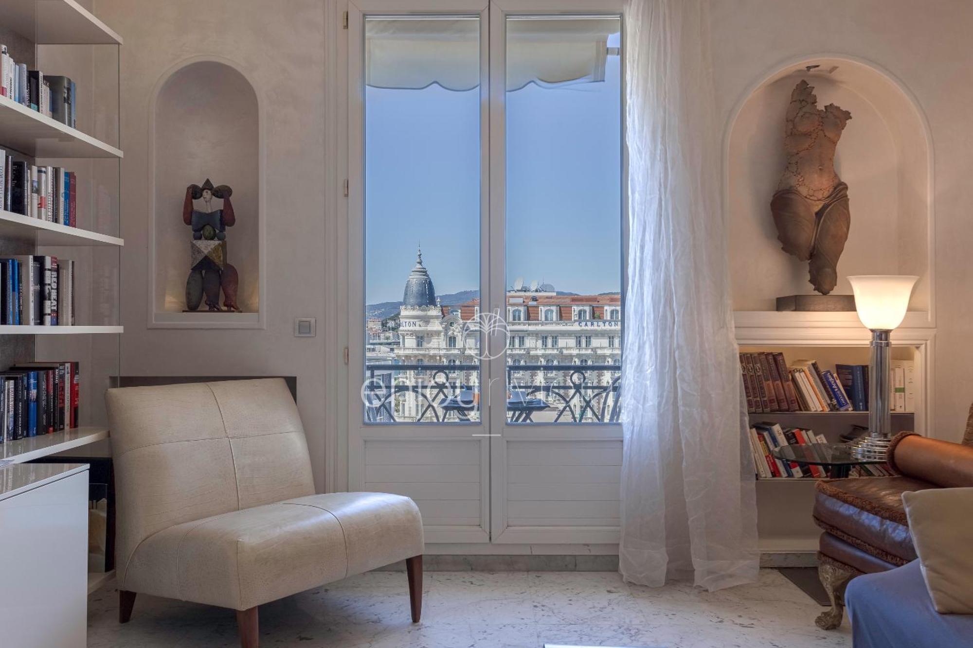Palais Miramar Suite Art Modern - Derniere Etages Vue Mer - 75M De Confort - En Face Des Plages -Wifi - Clim Cannes Zewnętrze zdjęcie
