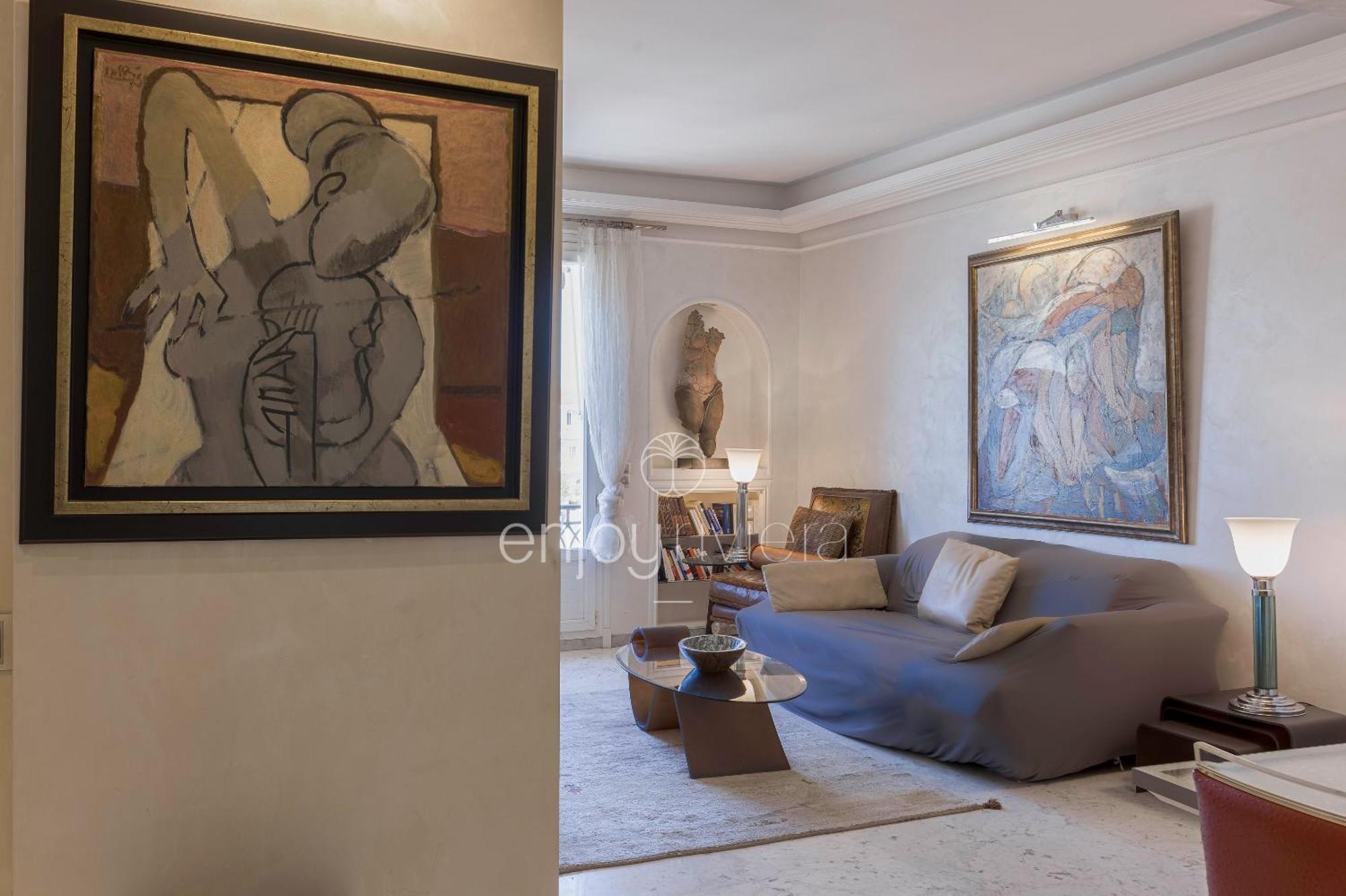 Palais Miramar Suite Art Modern - Derniere Etages Vue Mer - 75M De Confort - En Face Des Plages -Wifi - Clim Cannes Zewnętrze zdjęcie